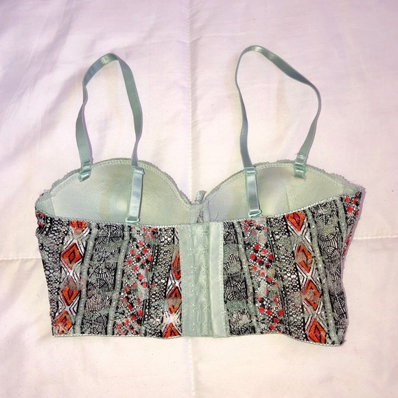 Tribal lace push up bustier bra 🌺 - Picture 2 of 4